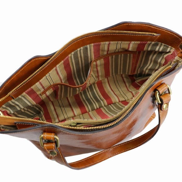 Floto Ischia Italian Leather Shoulder Bag NWT - Picture 3 of 12